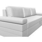 Прямой диван «Канкун», механизм дельфин, экокожа, цвет белый - Фото 3