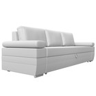 Прямой диван «Канкун», механизм дельфин, экокожа, цвет белый - Фото 4
