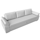Прямой диван «Канкун», механизм дельфин, экокожа, цвет белый - Фото 6
