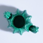 Фигурное кашпо "Кактус" зеленый, 10см (комплект 3 шт) - фото 25374473