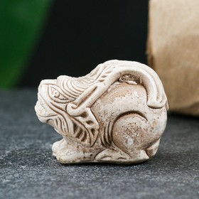 Фигура "Собачка Фу (Тяньгоу)" слоновая кость, 3х3х3см