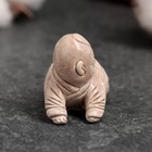 Фигура "Малыш с воробьем" слоновая кость, 3х4х2см - Фото 4