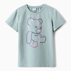 Футболка детская MINAKU "Gummy bear", цвет аквамарин, рост 110 см - Фото 7