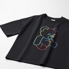 Футболка детская MINAKU "Gummy bear", цвет графитовый, рост 104 см - Фото 7