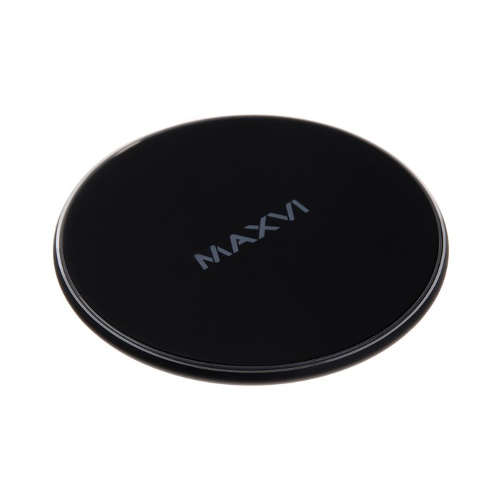 Беспроводное зарядное устройство Maxvi A315W1, 3 А, 15 Вт, LED подсветка, черное