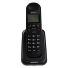 Радиотелефон DECT Maxvi AM-01, Caller ID, интерком, спикерофон, АОН, конференц-связь, черный - Фото 3