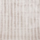 Плед Вертикаль 150х200см, молоко, велсофт 280г/м, пэ100% - фото 32915199