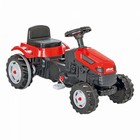 Трактор на педалях, цвет красный - фото 319657602