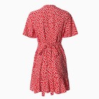 Платье мини женское MIST Flower, красное, размер 42 - Фото 11