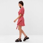 Платье мини женское MIST Flower, красное, размер 42 - Фото 5