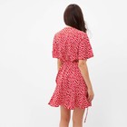 Платье мини женское MIST Flower, красное, размер 44 - Фото 6