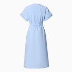 Платье женское на пуговицах MIST Summer time, голубой, р.44 - фото 24292271