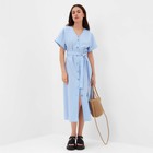 Платье женское на пуговицах MIST Summer time, голубой, р.44 - фото 24292263