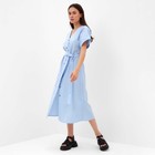 Платье женское на пуговицах MIST Summer time, голубой, р.44 - фото 24292264