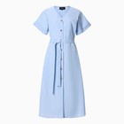 Платье женское на пуговицах MIST Summer time, голубой, р.44 - фото 24292267