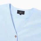 Платье женское на пуговицах MIST Summer time, голубой, р.44 - фото 24292268