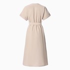 Платье женское на пуговицах MIST Summer time, бежевый, р.50 - фото 24701966