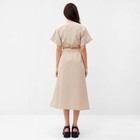 Платье женское на пуговицах MIST Summer time, бежевый, р.50 - фото 24701958