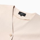 Платье женское на пуговицах MIST Summer time, бежевый, р.50 - фото 24701964