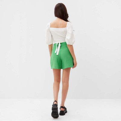 Топ рубашка женский MIST Summer time, белый, размер 46