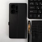 Чехол-книжка Krutoff Eco Book, для смартфона Honor X7a, черный 9844717 - фото 10788886