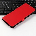 Чехол-книжка Krutoff Eco Book, для смартфона INFINIX Smart 7, красный - фото 51465084