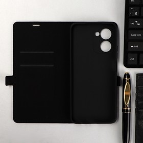 

Чехол-книжка Krutoff Eco Book, для смартфона Realme C33, черный