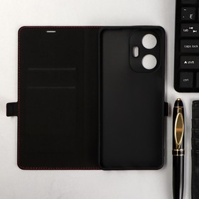 

Чехол-книжка Krutoff Eco Book, для смартфона Realme C55, красный