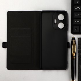 

Чехол-книжка Krutoff Eco Book, для смартфона Realme C55, синий
