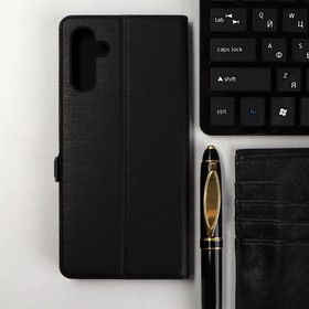 Чехол-книжка Krutoff Eco Book, для смартфона Samsung Galaxy A04s (A047), черный 9844755