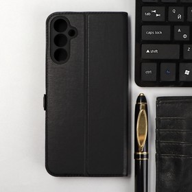 Чехол-книжка Krutoff Eco Book, для смартфона Samsung Galaxy A24 (A245), черный 9844760