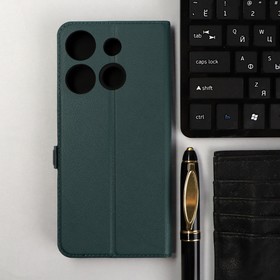 Чехол-книжка Krutoff Eco Book, для смартфона TECNO POP 7/ 7 Pro/ Spark Go 2023, зелёный 9844764