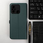 Чехол-книжка Krutoff Eco Book, для смартфона Xiaomi Redmi 12C, зелёный 9844783 - фото 10792761