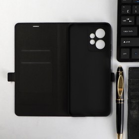 

Чехол-книжка Krutoff Eco Book, для смартфона Xiaomi Redmi Note 12, черный