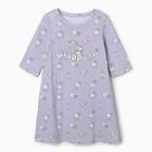 Сорочка ночная для девочки, цвет сиреневый, размер 104 см - фото 10697022