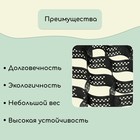 Георешётка 10,8 м² (2,3 × 4,6 м), ячейка 16 × 16 × 10 см, диагональ 22 см, толщина 1,2 мм - Фото 4