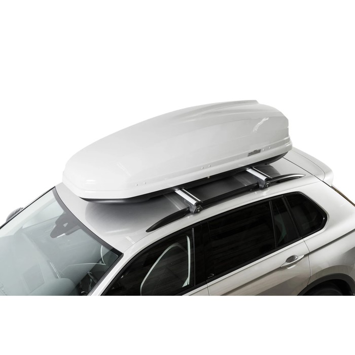 Автобокс на крышу Koffer, 480 литров, размер 1980х820х450, серый глянец, KGG480 - фото 1906336579
