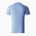 Футболка мужская однотонная, цвет светло-голубой, размер 52 9843543
