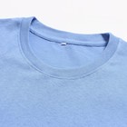 Футболка мужская однотонная, цвет светло-голубой, размер 54 9843544