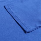 Футболка мужская однотонная, цвет индиго, размер 52 - Фото 8