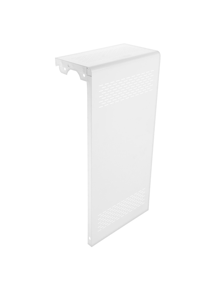 Экран на чугунный радиатор ZEIN Delta-max, 290×610×160 мм, 3 секции, металлический, белый