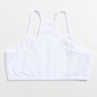 Топ для девочки, цвет белый, рост 140-146 см - фото 37576662