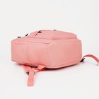 Набор рюкзак молодёжный из текстиля, шопер, пенал, сумка, цвет розовый - Фото 4