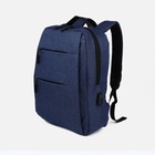 Рюкзак на молнии, цвет синий - Фото 3