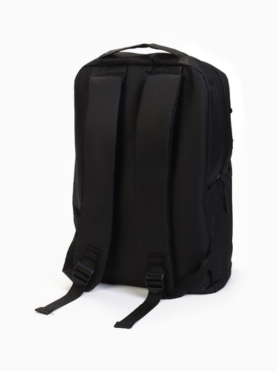 Рюкзак городской на молнии, с USB, 4 кармана, размер 30×12×43 см, чёрный