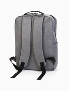 Рюкзак для ноутбука, городской, с USB, ручная кладь, 30×12×43 см, серый - Фото 6