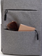 Рюкзак городской на молнии, с USB, 4 кармана, размер 30×12×43 см, серый - Фото 8
