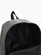 Рюкзак школьный на молнии, с карманами, однотонный, размер 29×12×39 см, серый - Фото 6