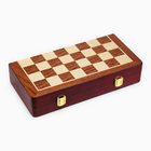 Шахматы сувенирные, деревянная доска 30 х 30 см, металлические фигуры - Фото 6