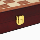 Шахматы сувенирные, деревянная доска 30 х 30 см, металлические фигуры - Фото 7
